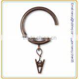 Designer Oval Passing Curtain Pole C Ring thumbnail-1