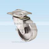 Good Quality Light Duty Cast Iron Metal Fixed Caster Wheel thumbnail-2