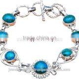 Silver Jewellery Asscher Cut Engagement Earrings Women Yellow Diamond Bracelets thumbnail-5