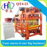 QT4-23 Ecological Hollow Brick Making Machine for India Market