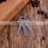 Steel Metal Furniture Brass Chain Iron Padlock Keys thumbnail-3