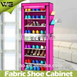 The 2015 most popular portable folding fabric shoes rack with many colors
