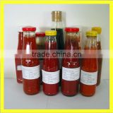 oem brand bottle packing tomato puree tomato paste/ketchup/sauce fresh