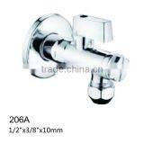 China Manufacturer Brass Ball Angle Hydraulic Valve With Short Nut thumbnail-1