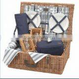 Willow Picnic Basket With Small Boxes thumbnail-1