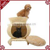 S&D Wholesale Handicraft Breathable Waterproof Durable Plastic PE Rattan Kennel Dog House thumbnail-1