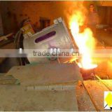 Aluminum/copper/iron/steel induction melting furnace/METAL MELTING FURNACE/Tilting type