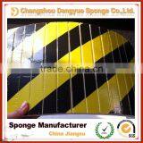 Black-yellow Keep Driving Safety Self Adhesive Reflective Anti-aging Guard Rubber Foam thumbnail-1
