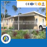 Economic design tiny steel home prefab guest house with car parking