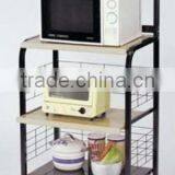 Metal Wire Mesh Rack Microwave Oven Stand thumbnail-1