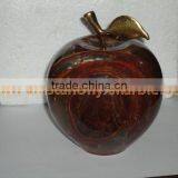 Best Salling PAKISTANI SUPPLIER NICE & SHINE ONYX APPLE WITH BRASS LEAF HANDICRAFTS thumbnail-4