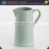 Hot Sale Glazed Ceramic House Water Pitcher for Bathroom thumbnail-1