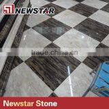 Newstar Black And Gold Marble Waterjet Floor Medallion Tile For Sale Mosaic thumbnail-5
