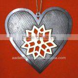 Christmas Decoration Metal Hanging Heart thumbnail-1