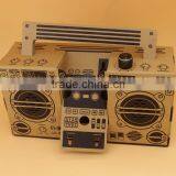 Creative DIY Foldable Loudspeaker Box Consist With Paper Materials, Funny Puzzle Loudspeaker, Classical Style LoudSpeaker Box thumbnail-5