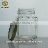 100ml Hex Glass Jar for Food Jam Chutney Pickle Honey Favours Sweets thumbnail-1