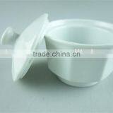 White Ceramic Sugar Pots With Cheap Price in Stock for Wholesale thumbnail-2