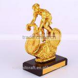 Custom Goldern Resin Bicycle Sports Trophies New Designs Award thumbnail-2