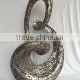 High quality best selling modern Black Mother of Pearl Abstract Sculpture from Vietnam