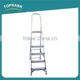 Lightweight Folding Aluminium Step Domestic Ladder With 6 Steps thumbnail-1
