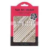 3 d lace nail stick Nail decals Coloured drawing or pattern of stickers
