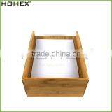 Office desk accessories--bamboo letter tray Homex-BSCI