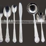 Silver Cutlery Stainless Steel Cutlery 4pcs Dinnerware Sets French Tableware thumbnail-1