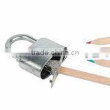 Top Quality Fancy Lock Shaped Metal Pencil Sharpener