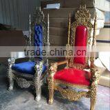 Hot Sales Wedding Decorating Polyresin King Chair thumbnail-6