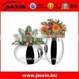 JINXIN Home Decoration Beautiful Flower Vase Modern Stainless Steel Vase thumbnail-1