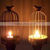 Bird Cage Outdoor Hanging Solar Candle Lantern thumbnail-3