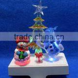 2015 Christmas Double Snowman Stocking Holder With Led thumbnail-1