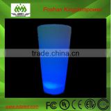 color changing plastic rechargeable nightclub flowerpot