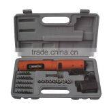 LB-382 40pcs 7.2v Cordless Screwdriver Set Hand Tool Set in Blow Plastic Case