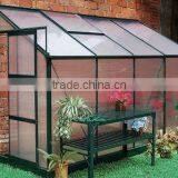 Close to a Wall Greenhouse With Single Sliding Door G1002 4X8FT thumbnail-1