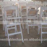 Factory Directly White Modern Wedding Folding Bar Stool Chair thumbnail-4