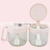 Glass Kitchen Seasoning Box Condiment Dispenser Set With Spoons thumbnail-4