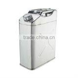 20L Vertical Stainless Steel Oil Tank Jerry Can thumbnail-1