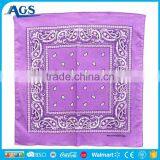Custom Design Printed Square Bandana, Cotton Cheap Bandana,Paisley Bandana thumbnail-2