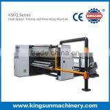 Automatic High Speed Self Adhesive Label Paper Rolls Slitter Rewinder