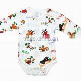 Newborn Baby Bodysuit 100% Organic Cotton White Baby Clothing Summer Style Sleeveless Clothes thumbnail-3
