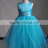 Girls Dress 2017 New Summer Flower Kids Party Dresses For Wedding Children's Princess Girl Evening Prom Toddler Beading Clothes thumbnail-3