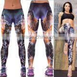 Lady Full Size Compression Nylon-spandex High Waist Yoga Pants thumbnail-4