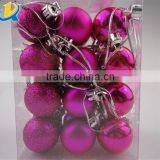 Household Party Decoration White Plastic Christmas Ornaments Balls thumbnail-5