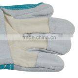 Yellow Full Palm Cow Leather Working Gloves thumbnail-3