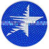 Custom Bling Blue Gem Stone Sticker Crystal Star Rhinestone Self-adhesive Sticker Glitter Acrylic Stick Decorative For Promotion thumbnail-1