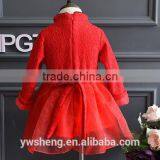 2016 Winter New Baby Girl Dress National Long-sleeved Baby Frock Design Picture Princess Dress thumbnail-2