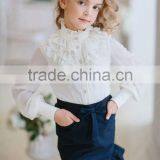 Summer 2017 Wholesale Children Boutique Clothing Baby Girls Formal Ruffle Sets Kids Cotton Frocks Design thumbnail-1