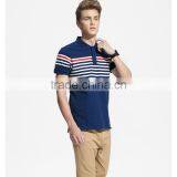 2016 Fashion Stripe Short Sleeve Mens Polo Tshirts thumbnail-1