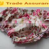 Soft Baby Boutique Clothing Newborn Toddler Ruffle Shorts Infant Flower Patterns Bloomer thumbnail-2